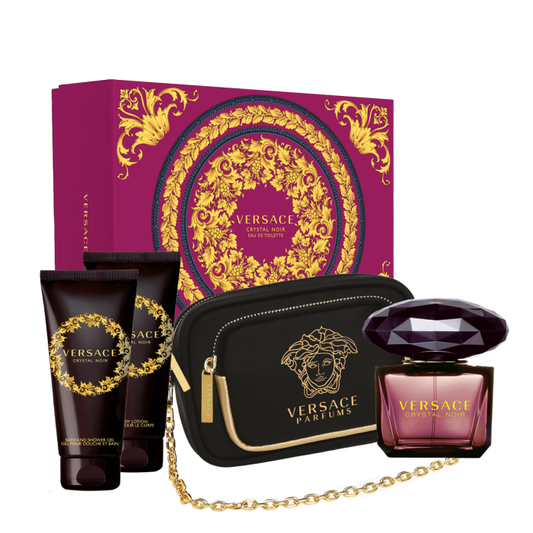 Versace Crystal Noir 90ml EDT Gift set - Medaid