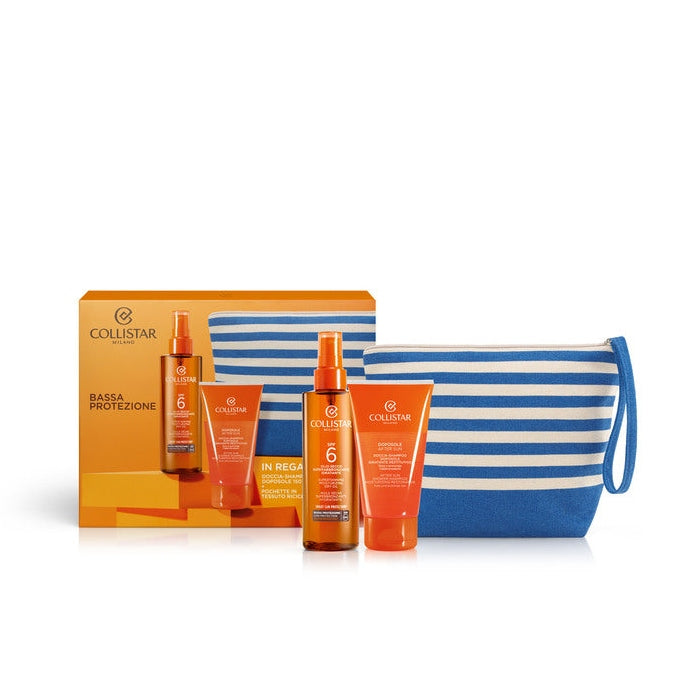 Collistar Pouch Set Dry Oil Spf 6 + Aftersun Shower-Shampoo - Medaid