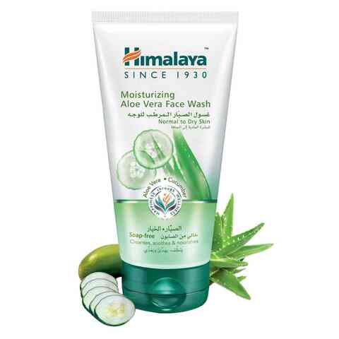 Himalaya Herbals Moisturizing Aloe Vera Face Wash 150ml - Medaid