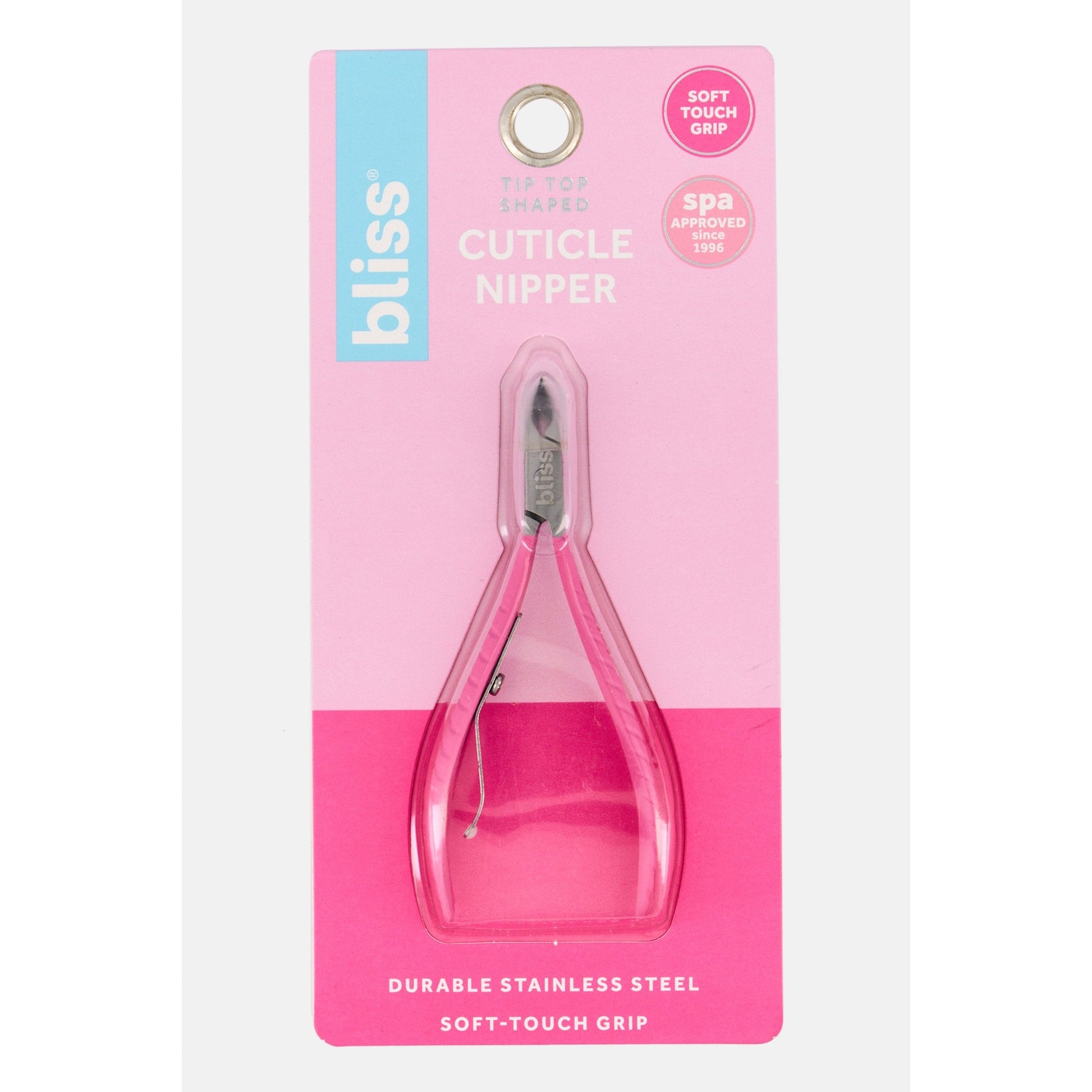 Bliss 1 Piece Cuticle Nipper, Pink - Medaid