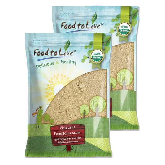 Food to Live Organic Black Maca Powder, 16 Pounds – Raw Ground Maca Root, Non-GMO, Kosher, Fine Flour, Bulk - Medaid International