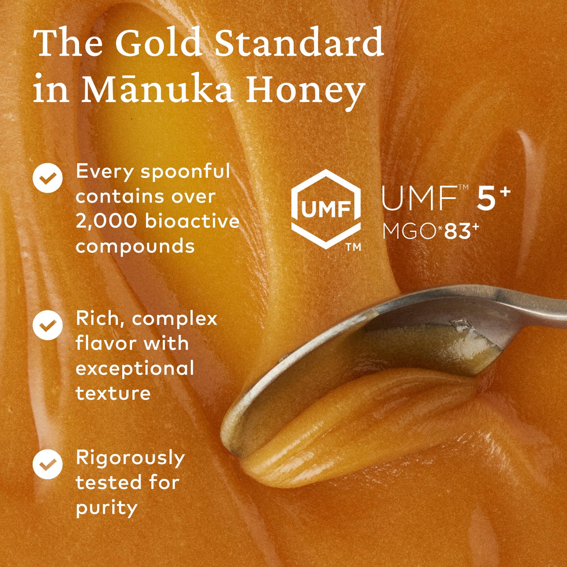 Comvita Manuka Honey UMF 5+ (MGO 83+) - Raw Manuka Honey New Zealand, Pure & Unpasteurized, Superfood for Immune Health, Use in Tea, Wild, Monofloral, Non-GMO - 500g (17.6 oz) - Medaid International