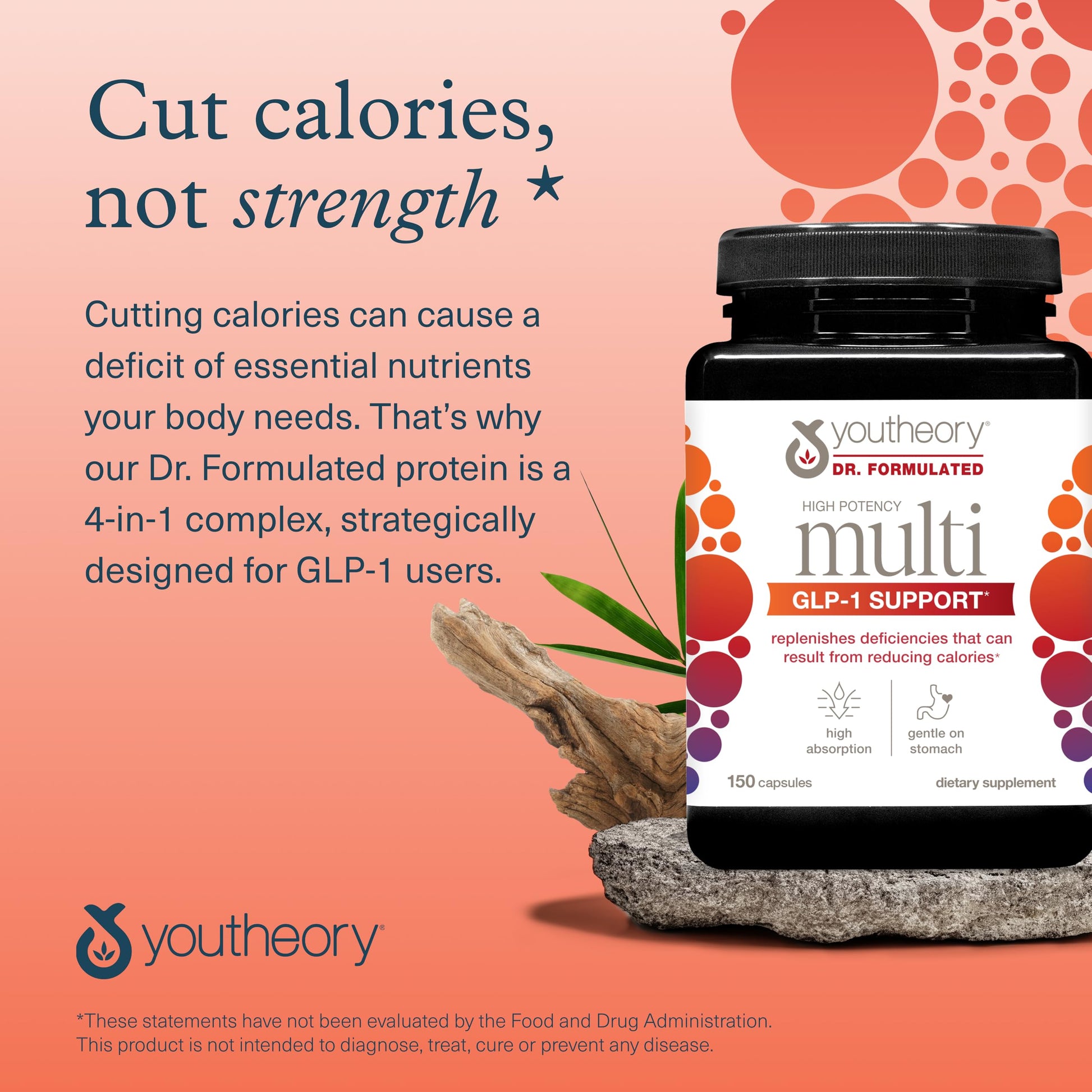 Youtheory Muscle Guard Protein GLP-1 Support - Whey Protein Powder Supplement - for GLP-1 Users - Supports Muscle & Bone - with myHMB, Calcium & Vitamin D - 20.5 oz Powder - Medaid International