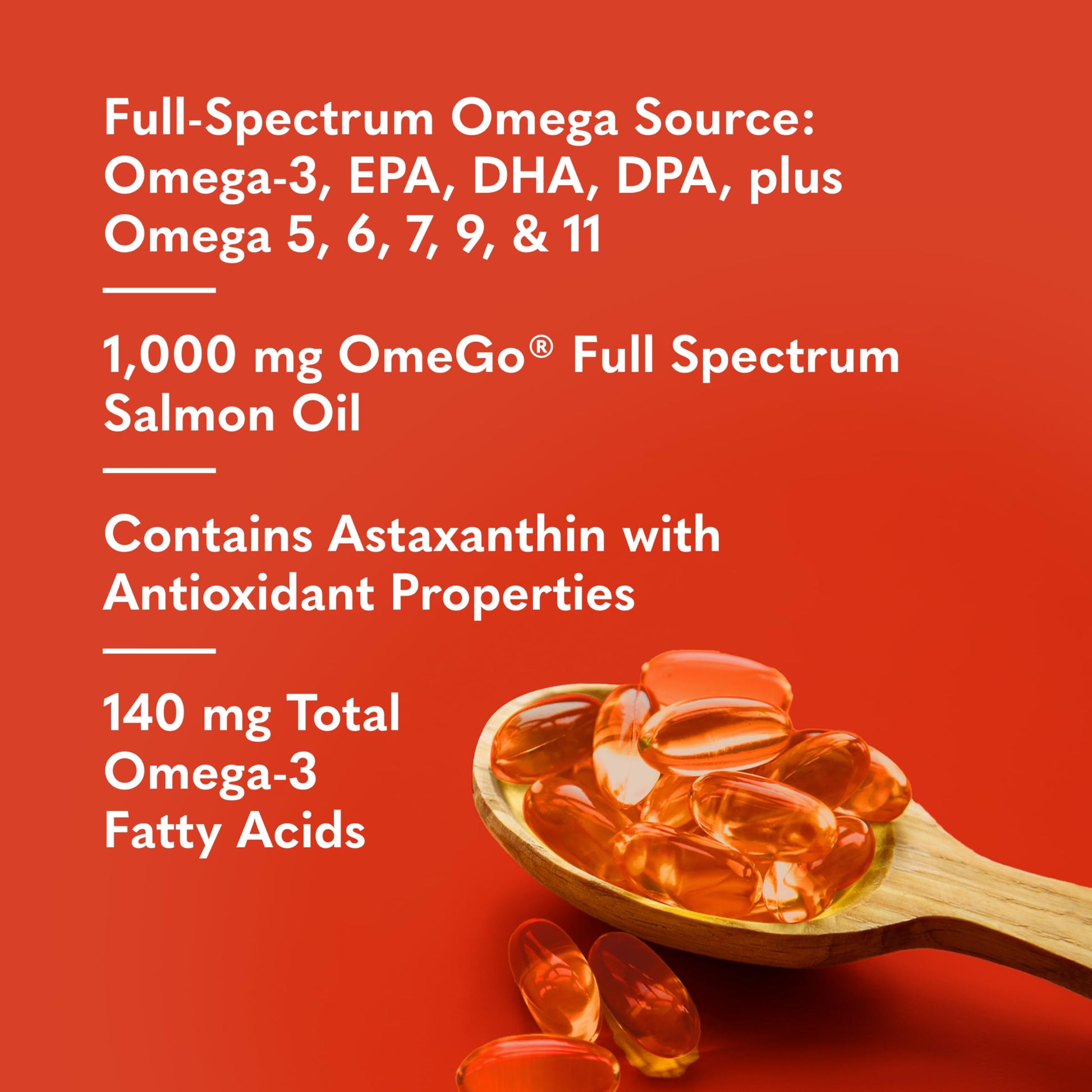 Garden of Life Dr. Formulated Norwegian Salmon Oil - Dietary Supplement - Full Spectrum Omega-3 EPA, DHA, DPA - Fish Oil from Norwegian Fjords - for Heart Health - 60 Softgels - Medaid International