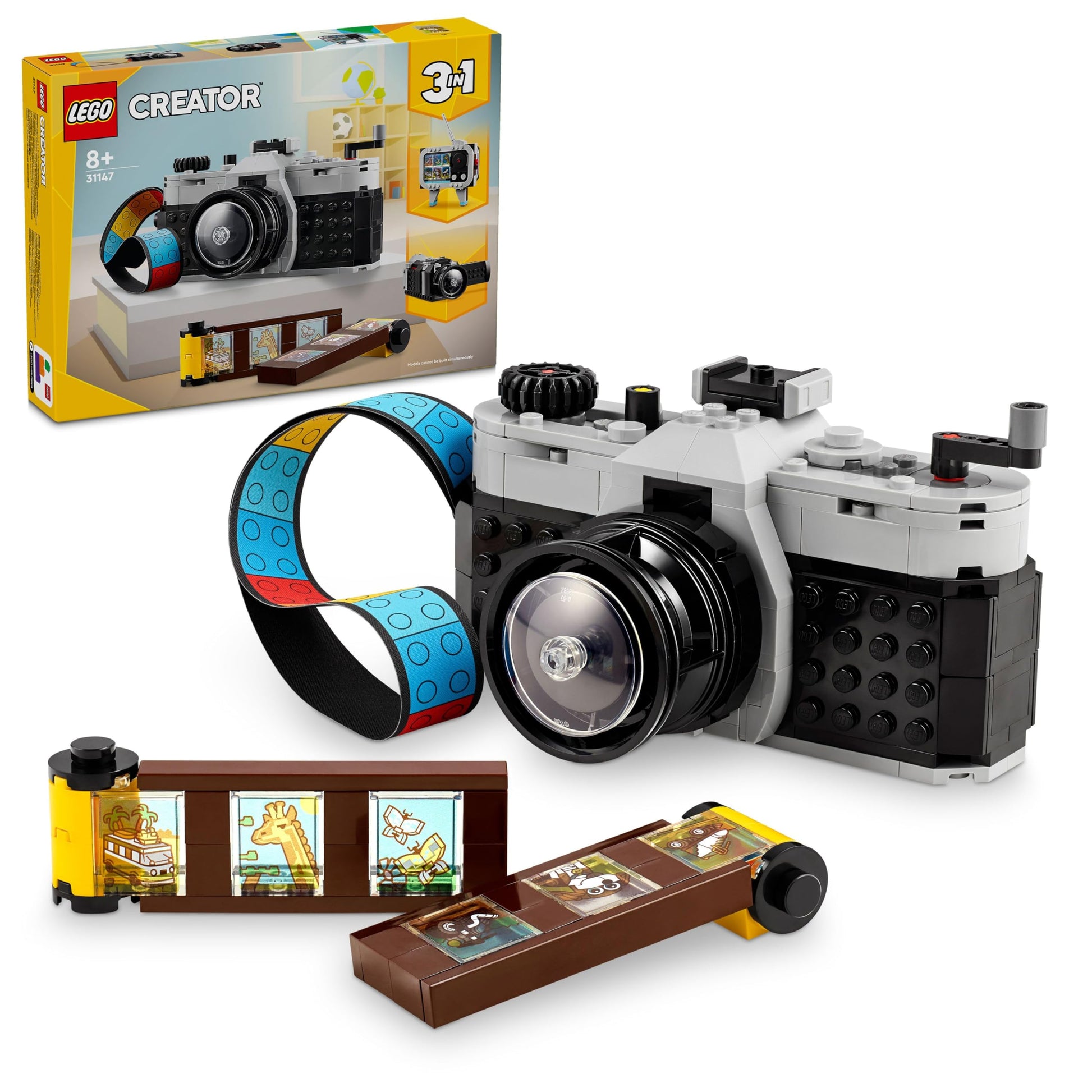 Lego 31147 Creator 3-in-1 Retro Kamera, Retro-Videokamera Oder Retro-Fernseher - Medaid International