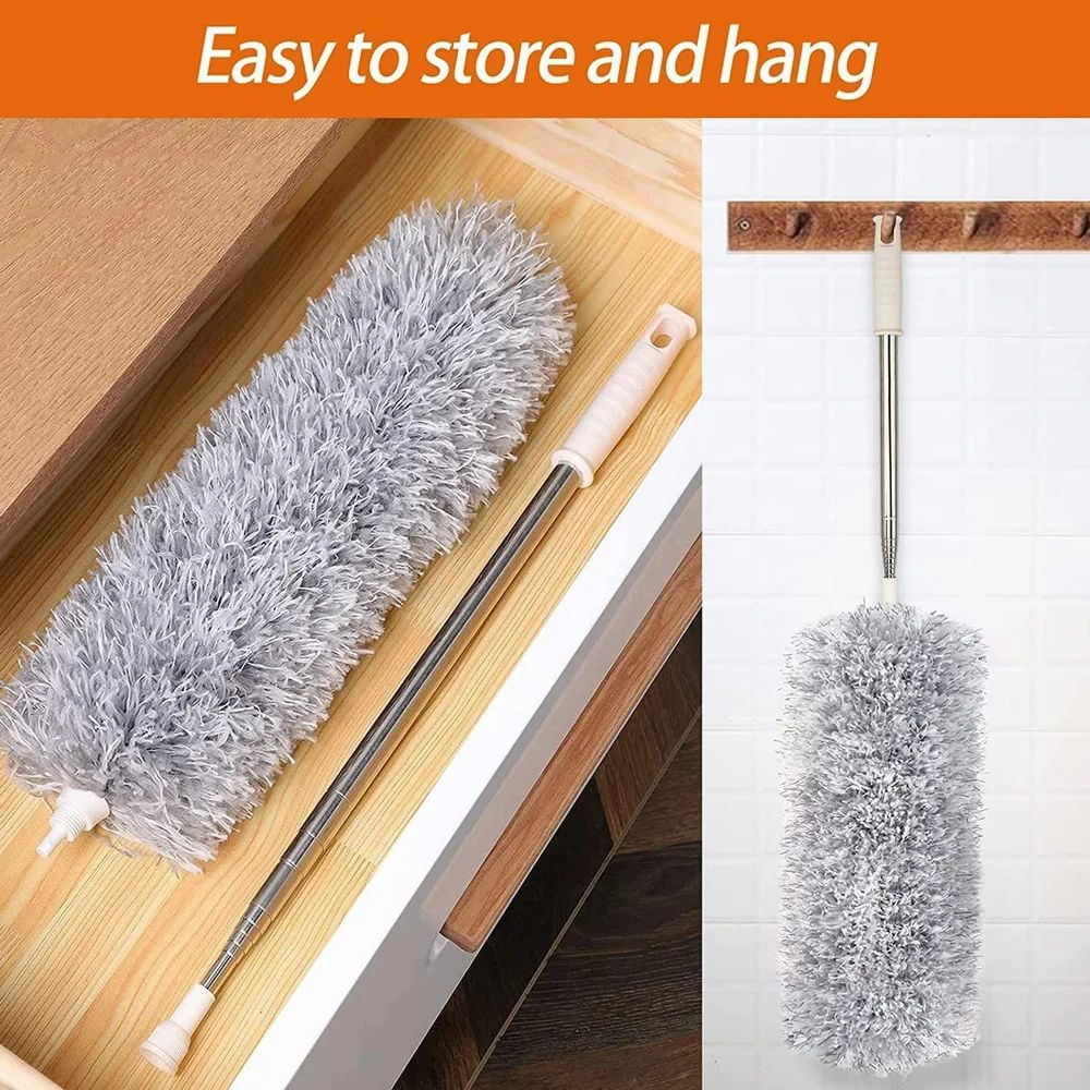 100 Inch Fan Duster, Extendable Microfiber Duster, Feather dust - Medaid International