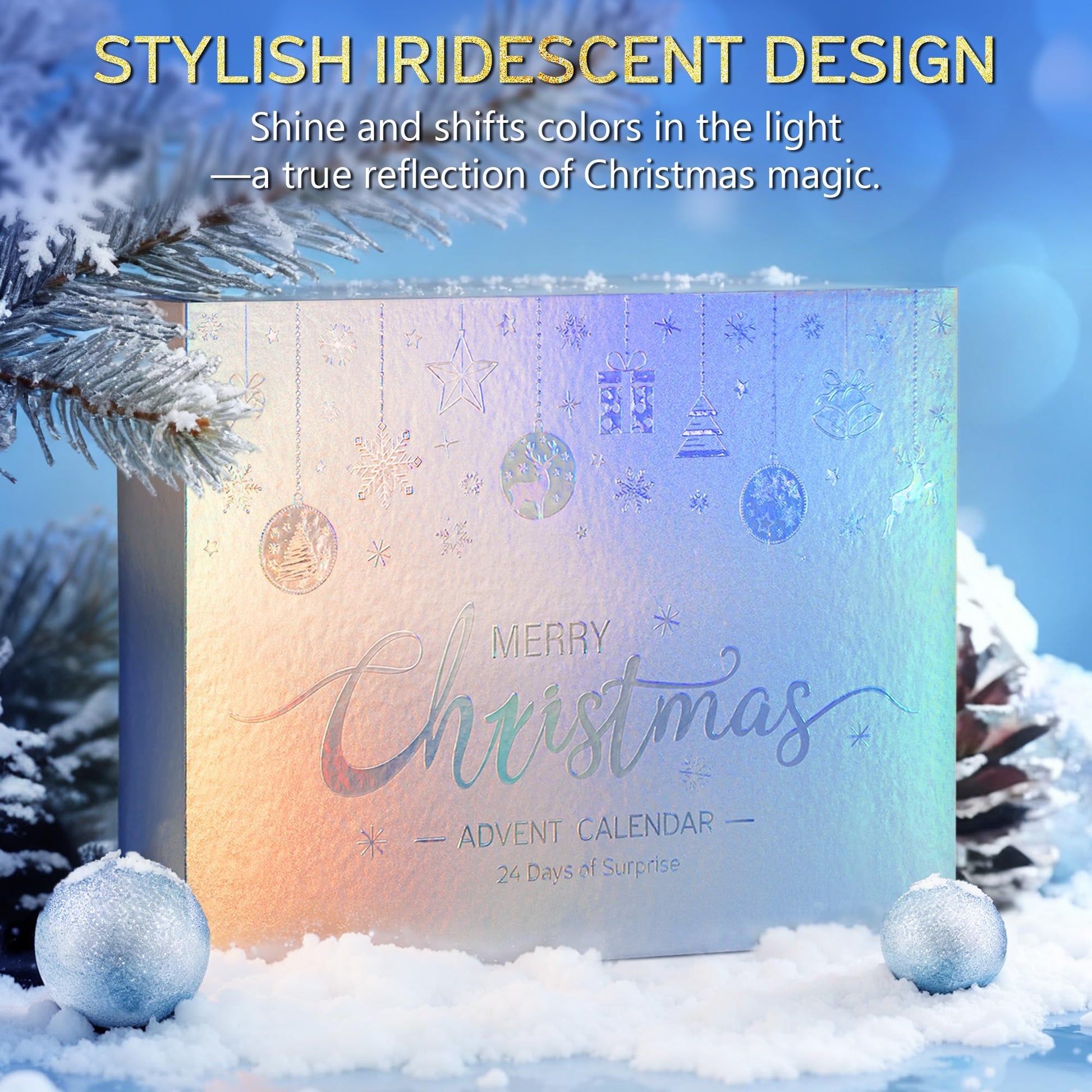 Qinline Advent Calendar 2025 Adult Women - 24 Days Beauty Advent Christmas Countdown Calendar for Teen Girls Luxury Self Care Basket Bath Body Spa Gift Set for Women Wife Mom Girlfriend Sister Grandma - Medaid International