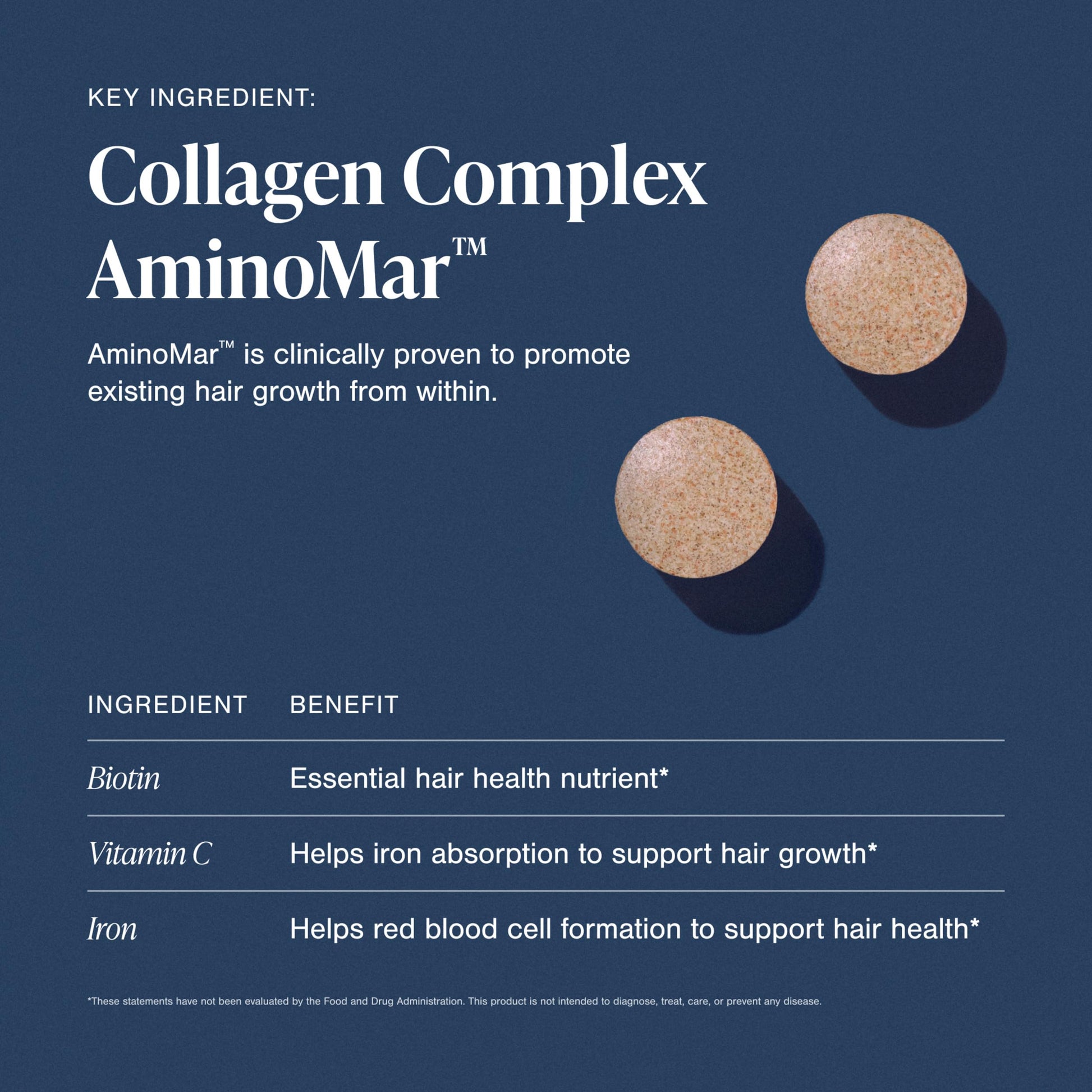 Viviscal Hair Growth Supplements for Women, Thicker Fuller Hair Support for Thinning Hair and Hair Loss, with Biotin and Marine Collagen, Drug-Free, 180 Tablets, 90-Day Supply - Medaid International