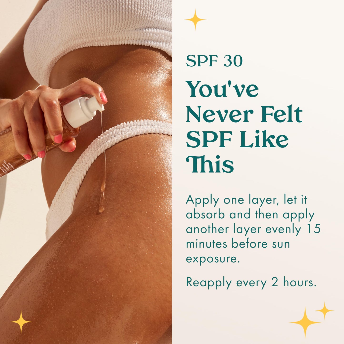 Kopari Sun Shield Body Glow, Broad Spectrum SPF 30, Lightweight Shimmering Gel Texture Absorbs Quickly, Non Sticky, Glowing Results, Golden Amber 5 oz - Medaid International