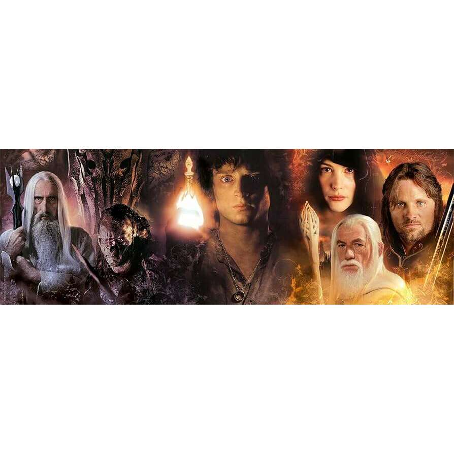 1000 Pieces, Lord of The Rings Panorama Rings - Medaid International