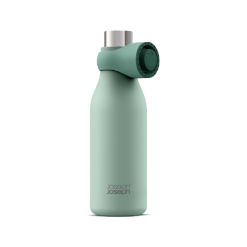 Joseph Joseph Loop™ 500ml Stainless-steel Vacuum Insulated Water Bottle Green - Medaid International