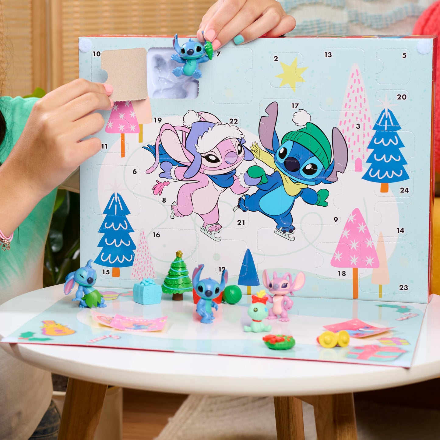 Disney Stitch Advent Calendar, 24 Total Holiday Surprises, Christmas Countdown Calendar - Medaid International