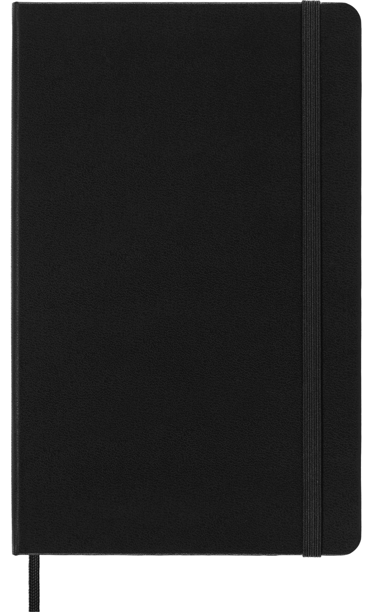 Moleskine Classic Notebook, Large, Ruled, Black, Hard Cover (5 x 8.25) - Medaid International