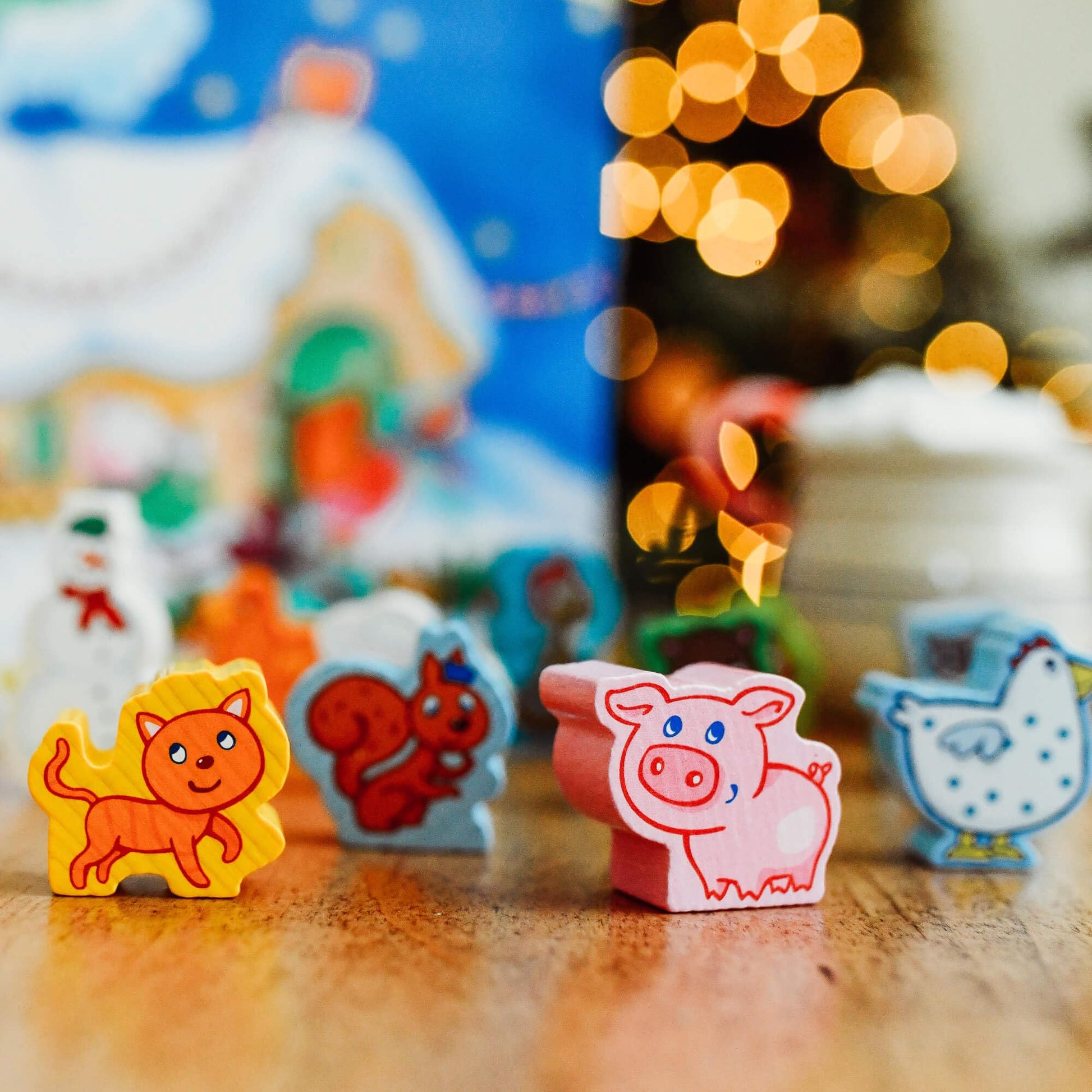 HABA My First Advent Calendar Farmyard Themed Wooden Animals, Christmas Toddler Activities, A Reusable Advent Calendar for Kids - Medaid International