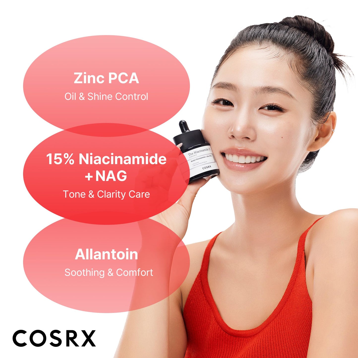 COSRX 15% Niacinamide Face Serum, 0.67 fl oz, Pore Minimizer Serum for Face, Even Skin Tone, Korean Skin Care - Medaid International