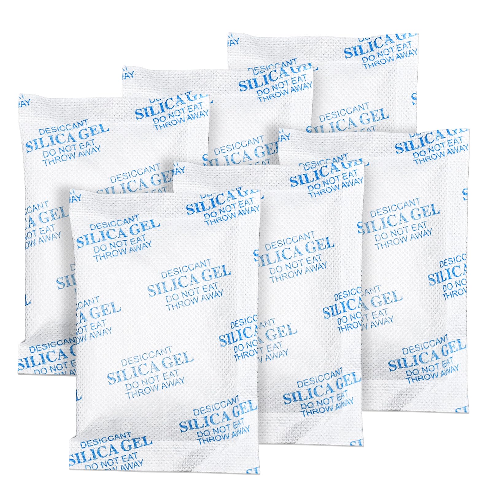 Silica Gel Packets – 50 Gram 25 Packs Moisture Absorbers, Desiccant Packs for Storage, Food Safe Desiccant for Foods, Seeds, 3D Filaments, Electronics, Safes - Medaid International