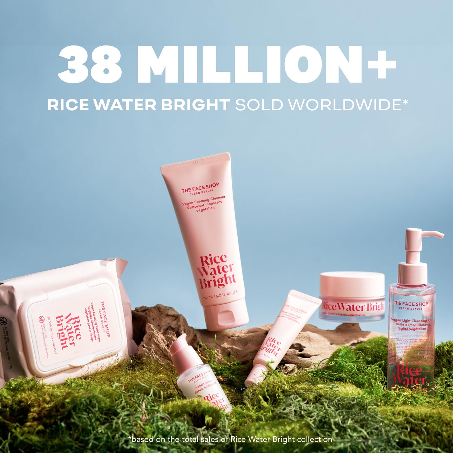 The Face Shop Rice Water Bright Vegan Eye Cream - Eye Cream for Dark Circles - Dark Circles Under Eye Treatment - Under Eye Brightener - Hydrating - Niacinamide - Hyaluronic Acid - Korean Skin Care - Medaid International