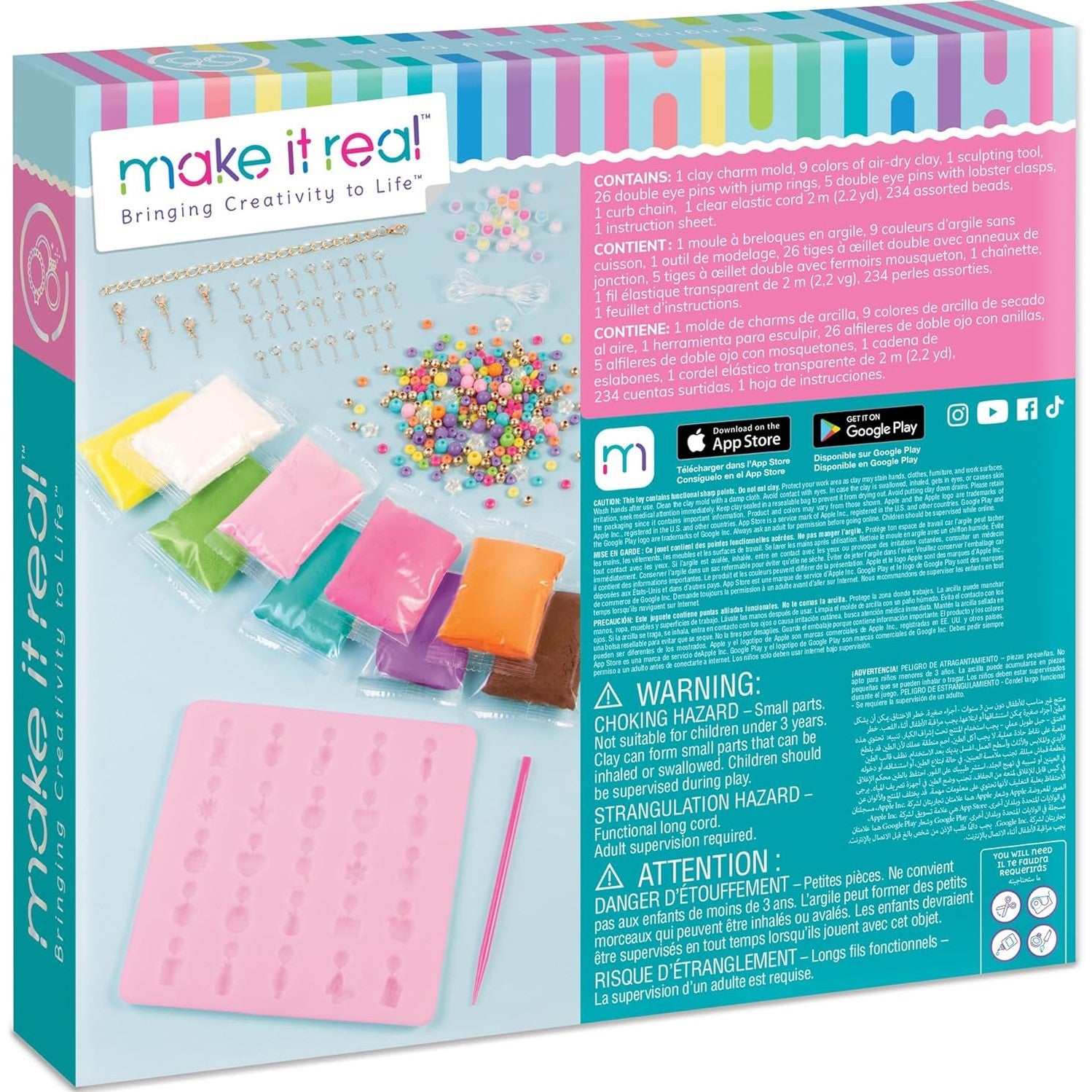 Clay Charm DIY Jewelry Kit - Medaid International