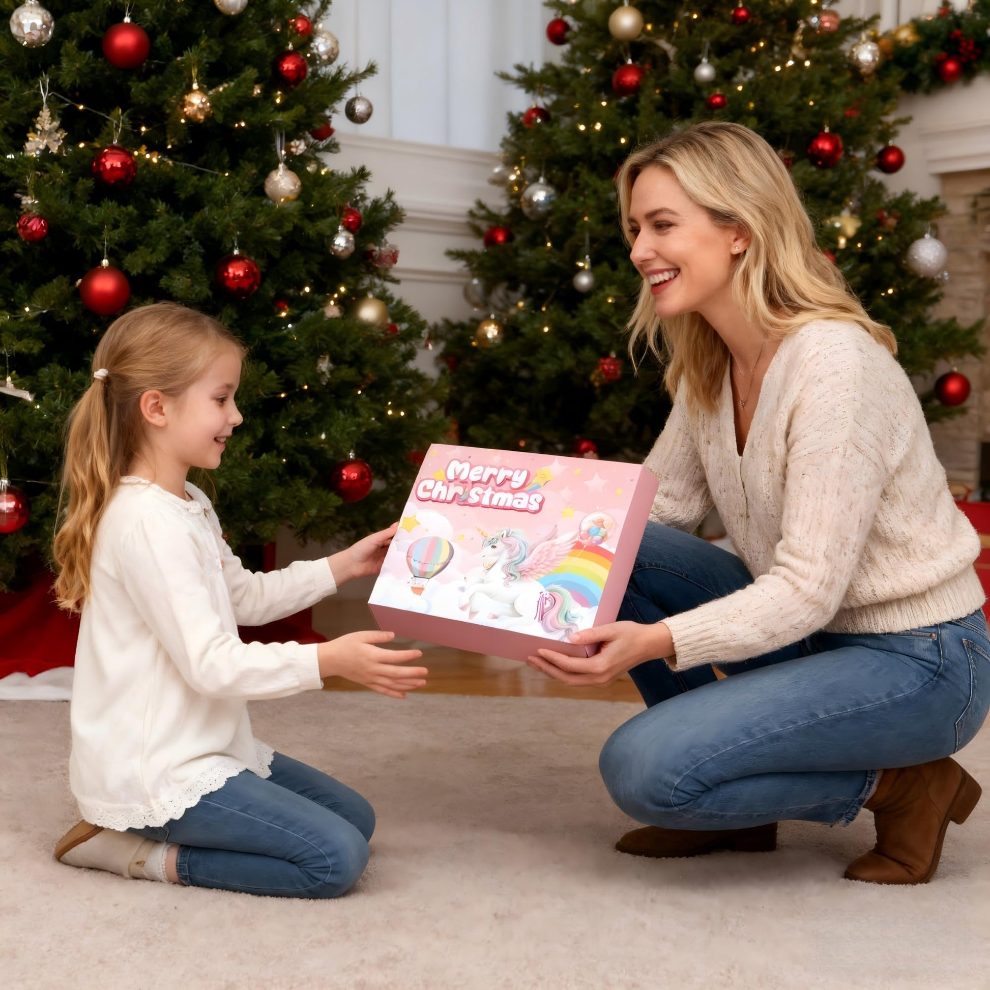 Advent Calendar 2025 Girls - 24 Days Christmas Countdown Calendar Unicorn Kit Xmas Gifts for Toddlers, Countdown Calendar Surprises Gifts for Daughter and Granddaughters, Xmas Makeup Gifts (Unicorn) - Medaid International