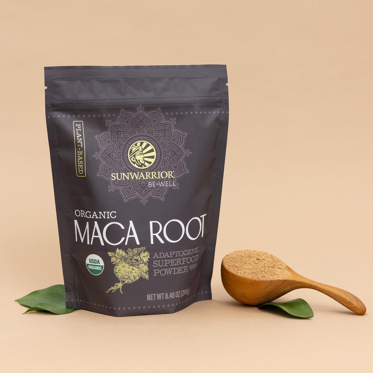 Organic Maca Root Powder Yellow – 8 grams of Adaptogenic Organic Superfood per Serving Supports Energy, Stamina, Mood & Balance – Peruvian Maca Powder for Vitality & Wellness Non-GMO Vegan 30 Servings - Medaid International