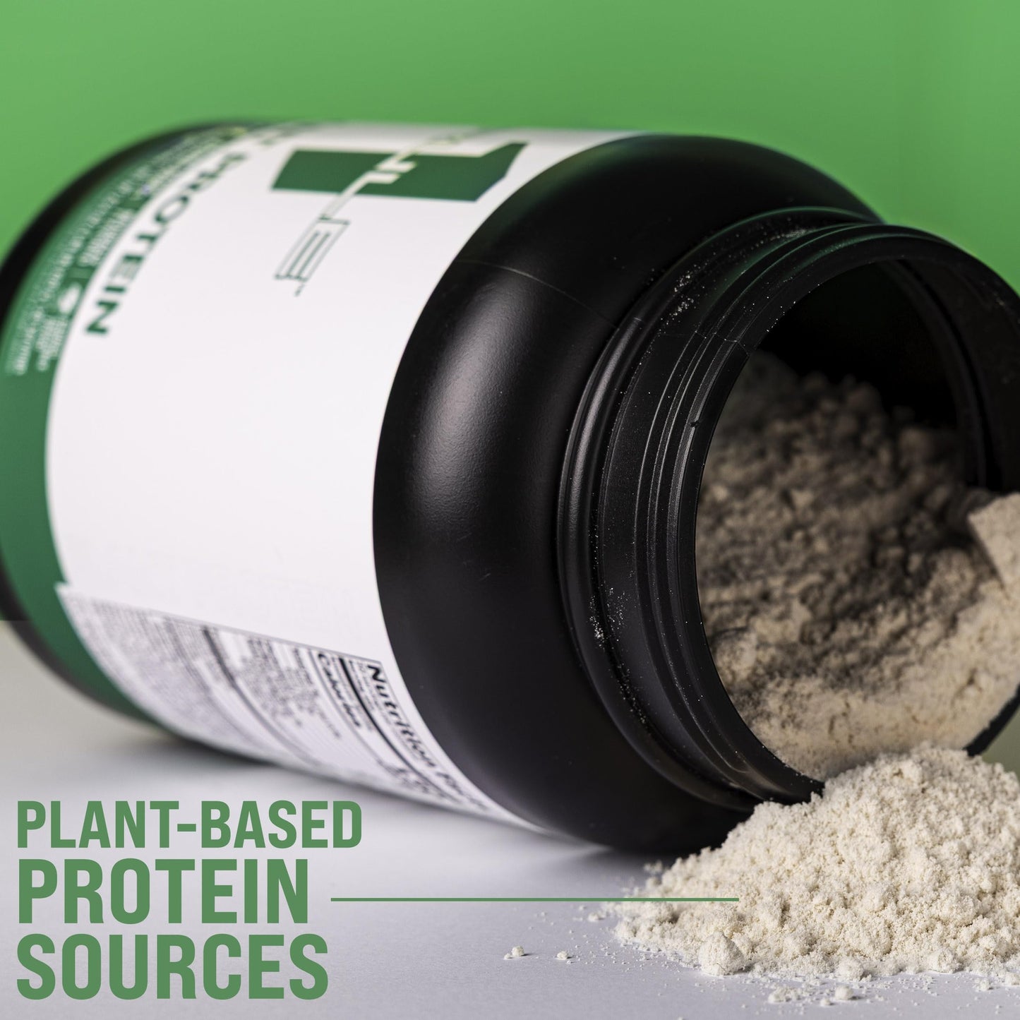 Rule 1 Plant Protein - Vegan, Gluten-Free, Dairy Free, & Soy Free Protein Powder with 20g Protein per Serving (20 Servings, Pure Vanilla) - Medaid International