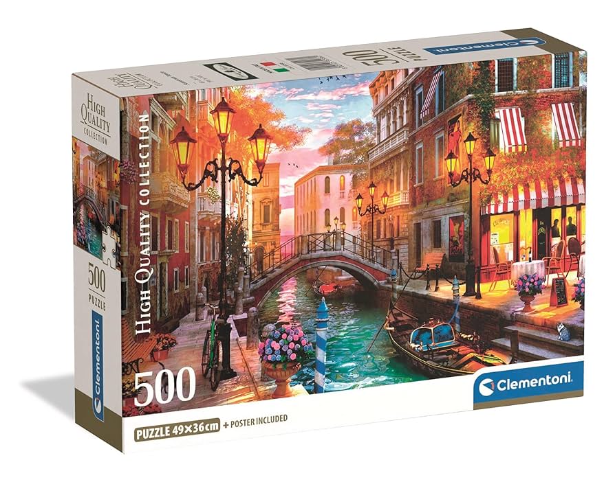 Puzzle 500 Pieces Collection, Sunset Over Venice - Medaid International