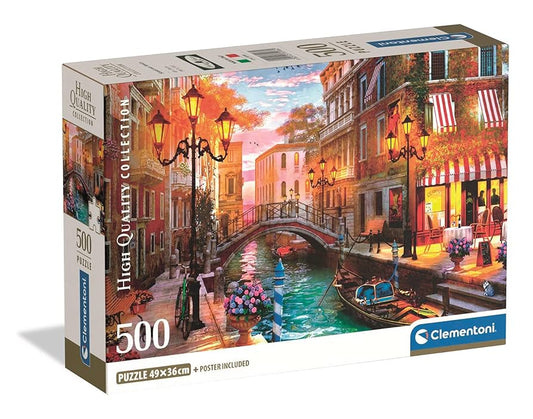 Puzzle 500 Pieces Collection, Sunset Over Venice - Medaid International