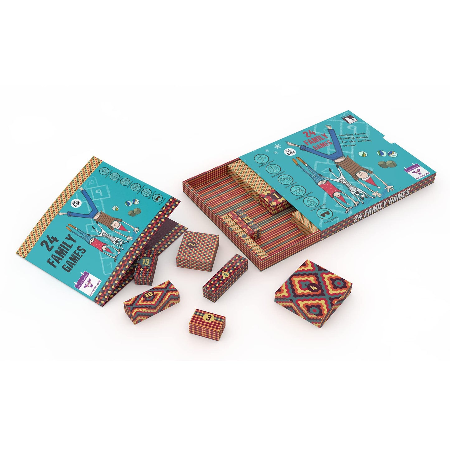 NEW 2025 Advent/Countdown Calendar FAMILY GAMES. 24 OF THE BEST EVER FAMILY GAMES IN ONE BOX – put the screen aside and enjoy hours of FUN. Comes with a step-by-step picture guide. For kids aged 6+. The perfect family bonding experience - Medaid International