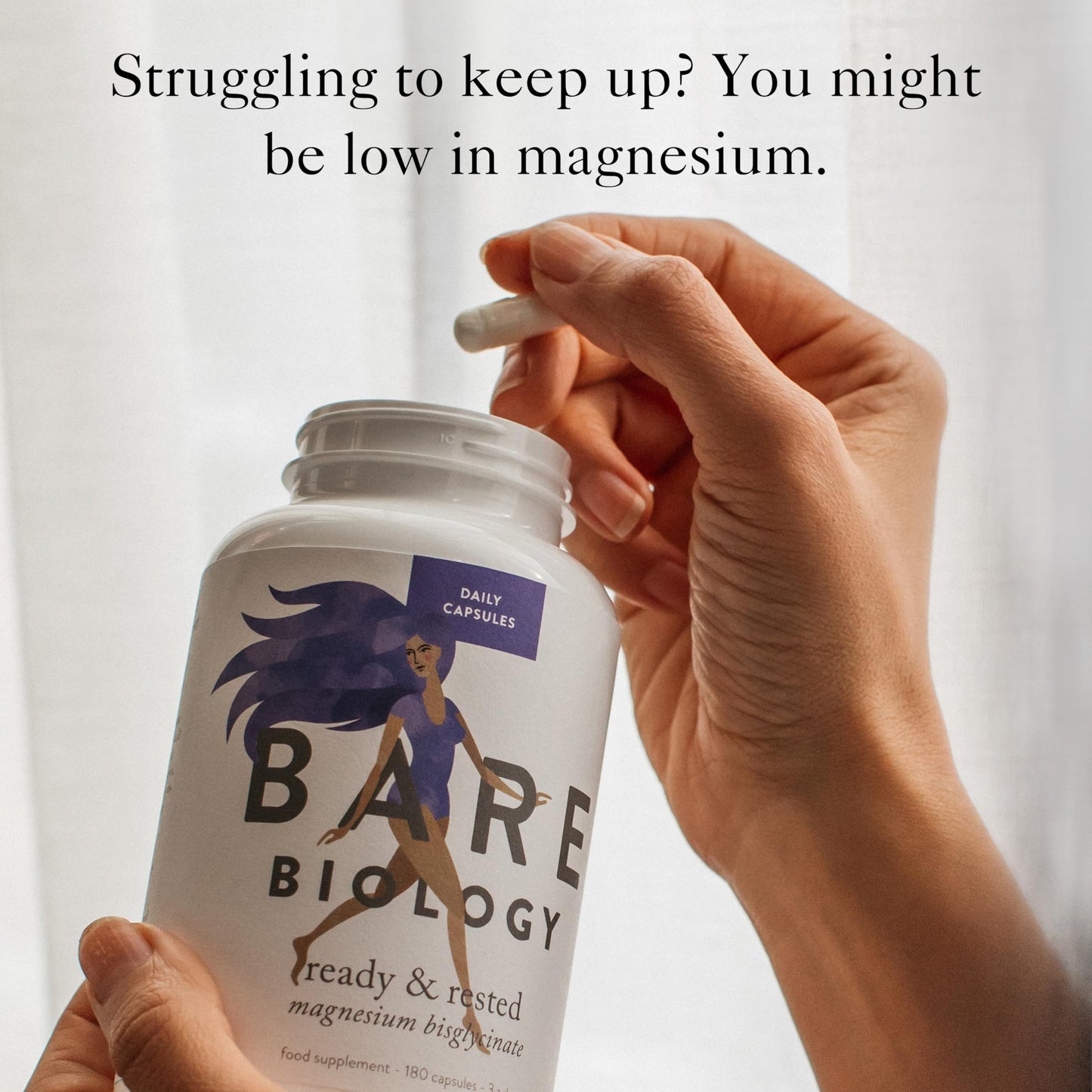 Buffered Magnesium Capsules by Bare Biology - Medaid International