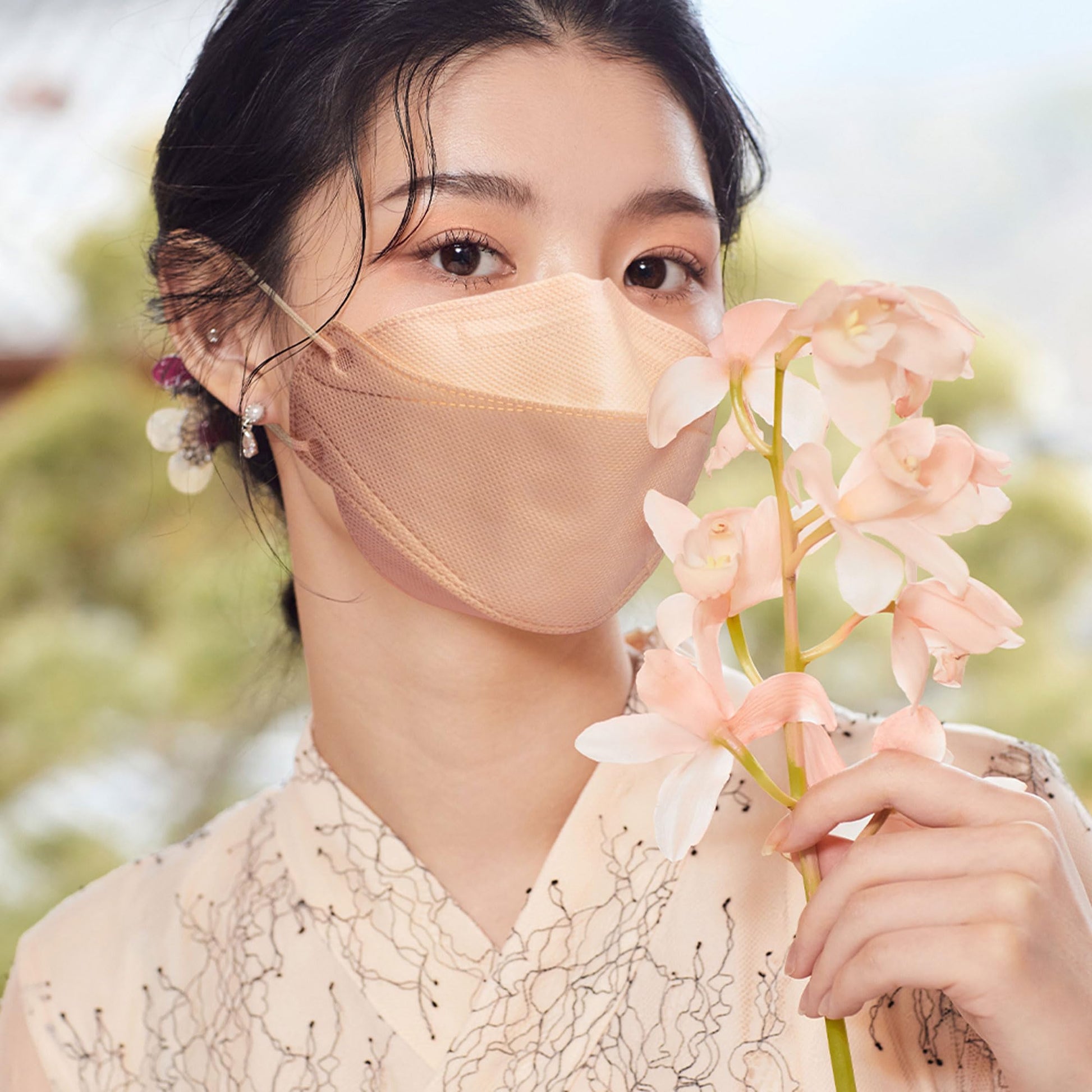 AIRAID-KF94 [Individually Wrapped] - Made in Korea, 3D Multicolor Packs, Face Protective Mask, Adult and Older Teens (Beige-20P) - Medaid International