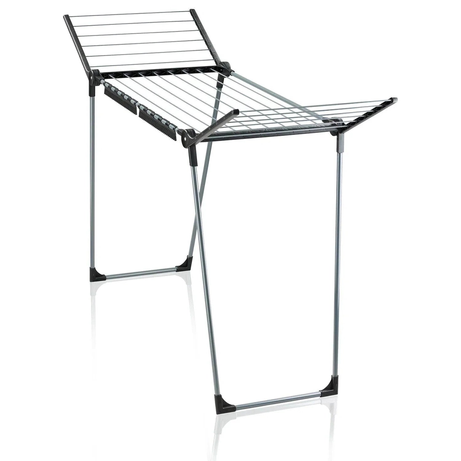Pegasus 150 Solid Slim Black Clothes Airer - Medaid International