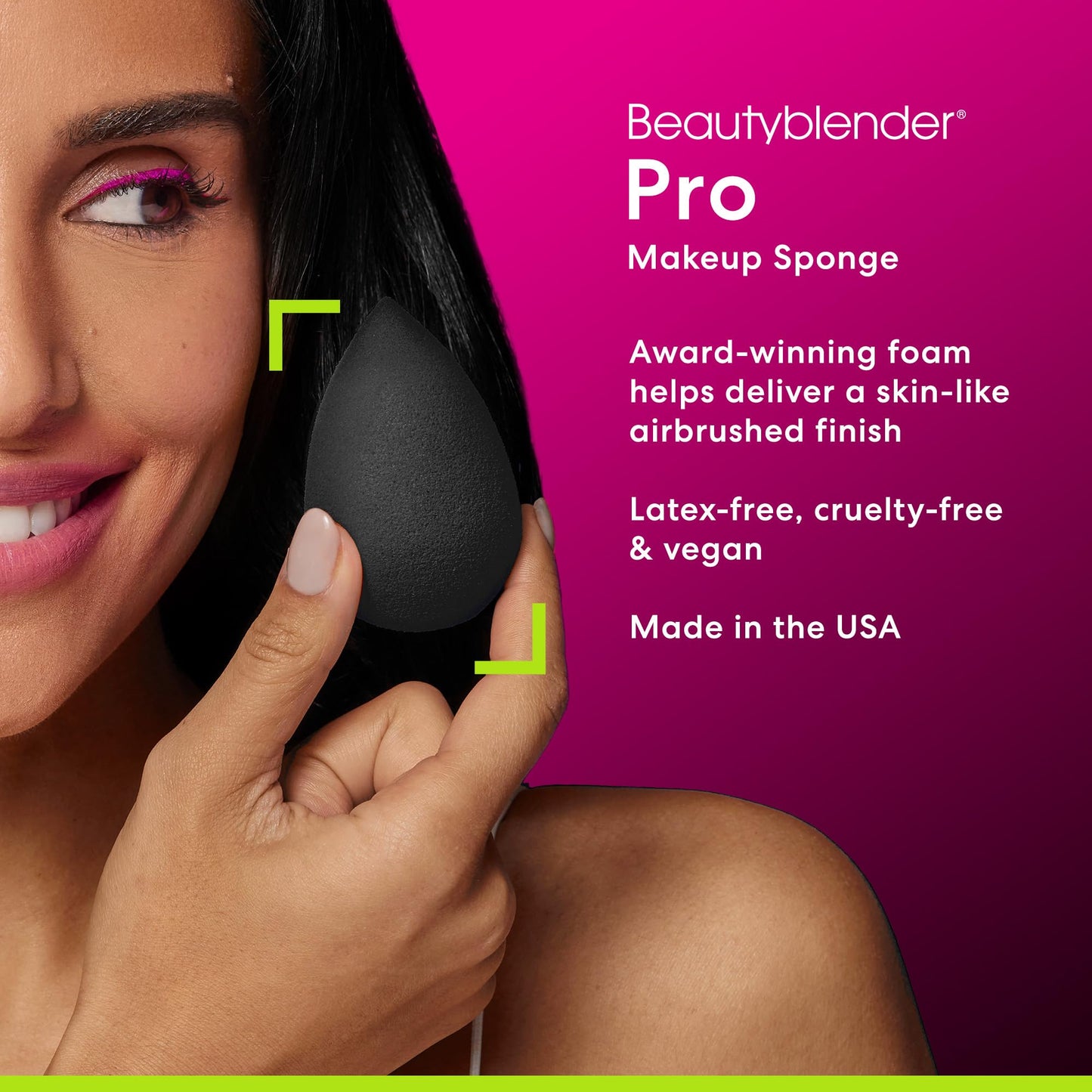 Beautyblender® | Pro Blender Makeup Sponge | Blend Liquid Foundations, Powders and Creams | Streak Free Application | Vegan, Cruelty Free | Made in USA - Medaid International