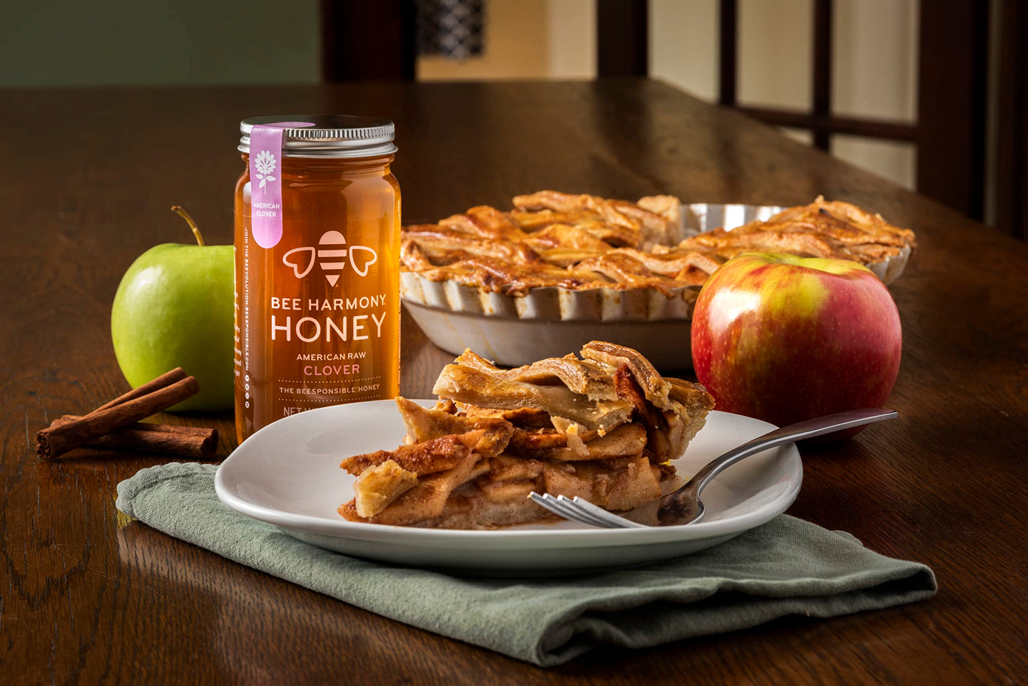 Bee Harmony Honey 3 Pack Variety Pack, 36 Ounce (Clover, Wildflower and Orange Blossom) - Medaid International