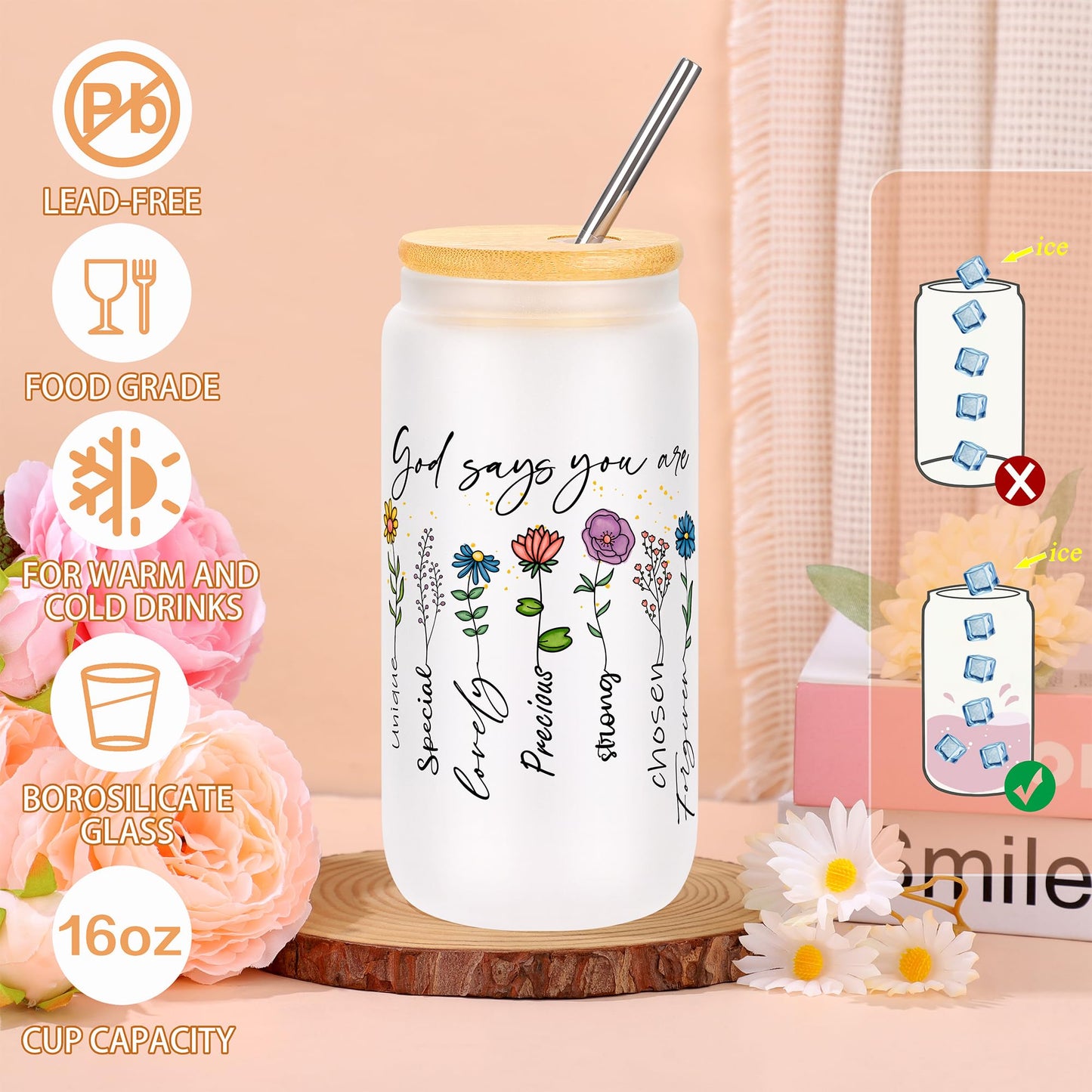 JTENGTOP Christian Religious Gifts for Women, Best Friend Sister Mom Christmas Birthday Gifts for Women Friendship Faith, Valentines Mothers Day Easter Ideas Present for Her Friends - Medaid International