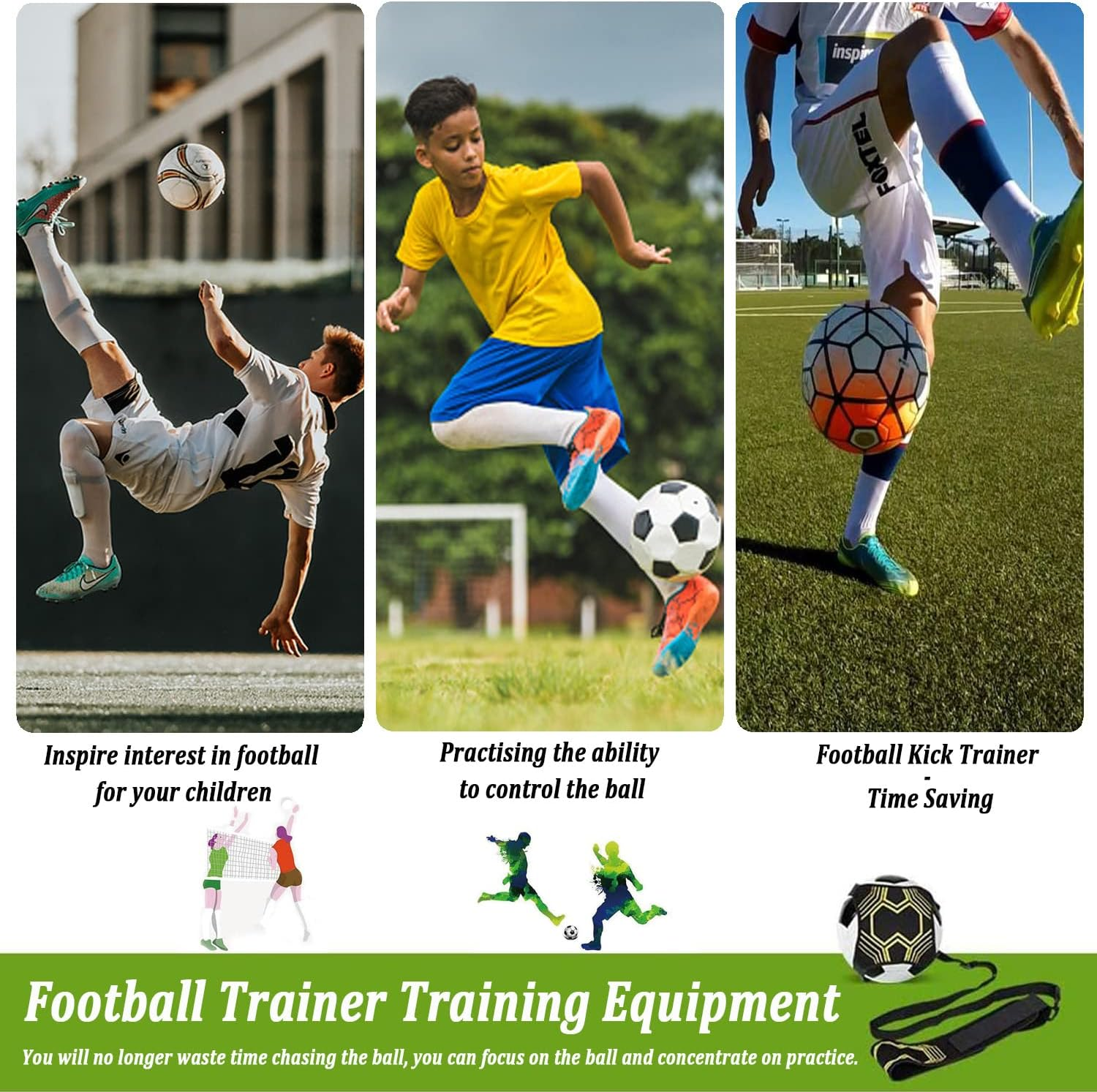 Football Kick Trainer Soccer Training Waist Belt Adjustable - Medaid International
