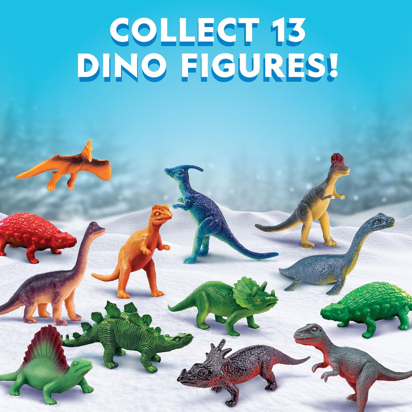 NATIONAL GEOGRAPHIC 2025 Dinosaur Advent Calendar - Christmas Countdown Calendar with 24 Dino Activities & Figures, Paint A Dinosaur Racer, Create a Clay T. Rex, Excavate a Dino Tooth Replica & More - Medaid International
