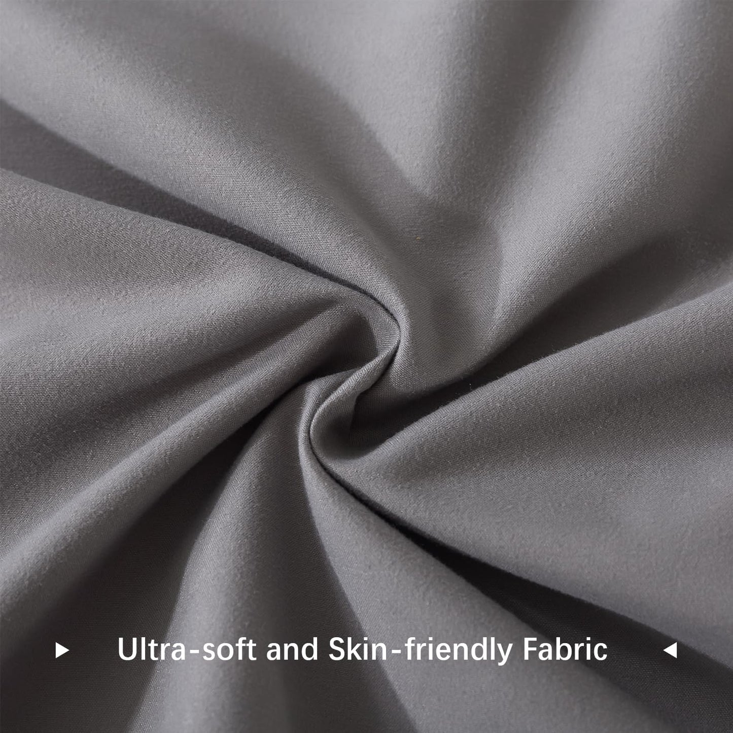 INSPIRE CRAFTER Memory Foam Body Pillow Insert, Soft Large Long Bed Pillow for Adults, Breathable Full Body Pillow, Grey - Medaid International