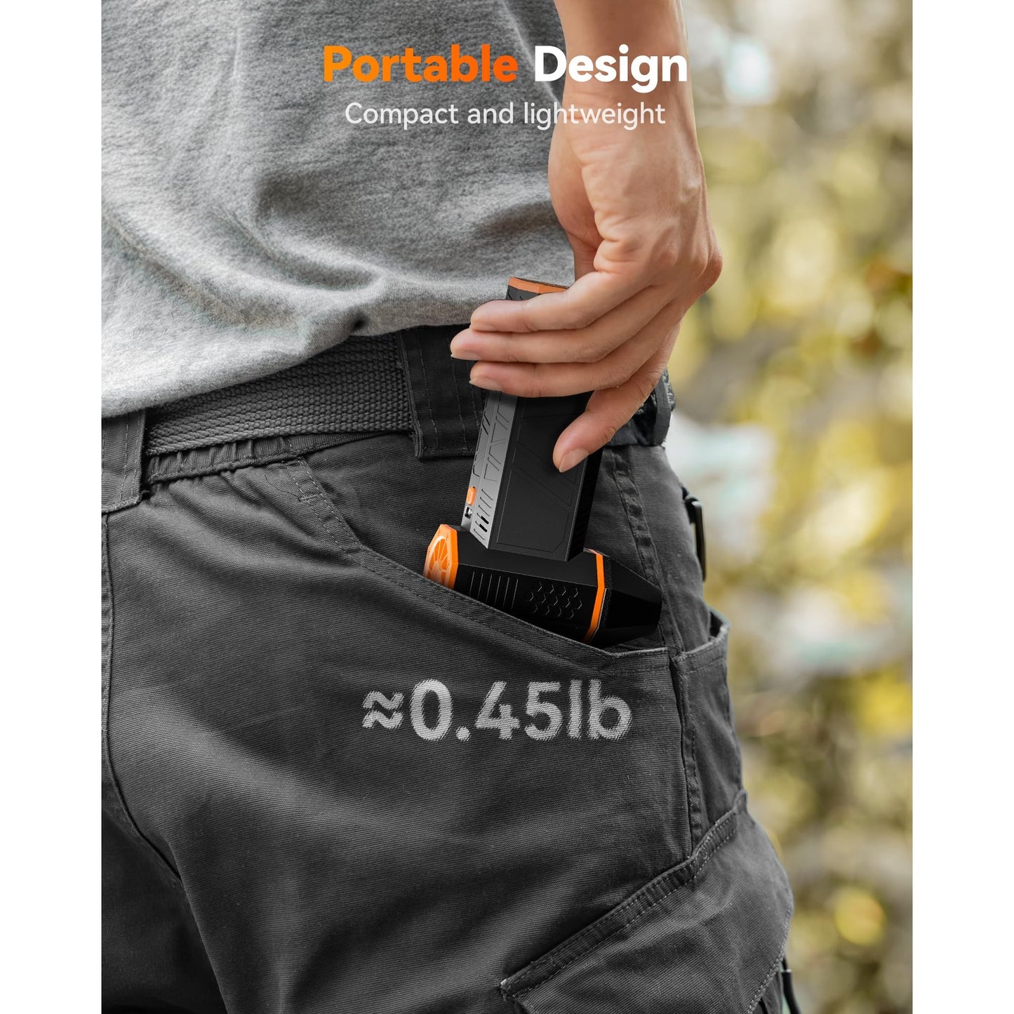 WOLFBOX MF50 Compressed Air Duster-110000RPM Super Power Electric Air Duster, 3-Gear Adjustable Mini Blower with Fast Charging, Dust Blower for Computer, Keyboard, House, Outdoor and Car - Medaid International