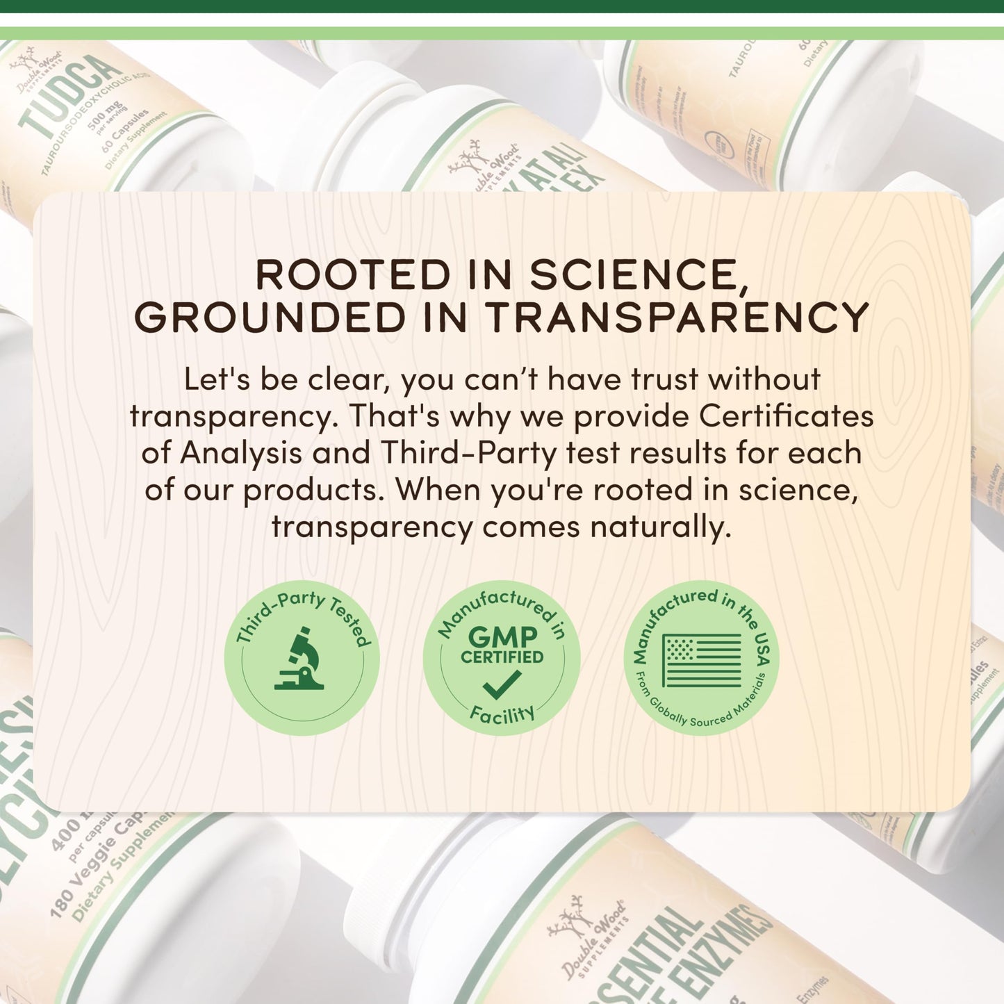 Resveratrol Supplement 500mg Per Serving, 120 Capsules (Resveratrol Polygonum Root Extract Providing 50% Trans Resveratrol) Healthy Aging Support by Double Wood - Medaid International