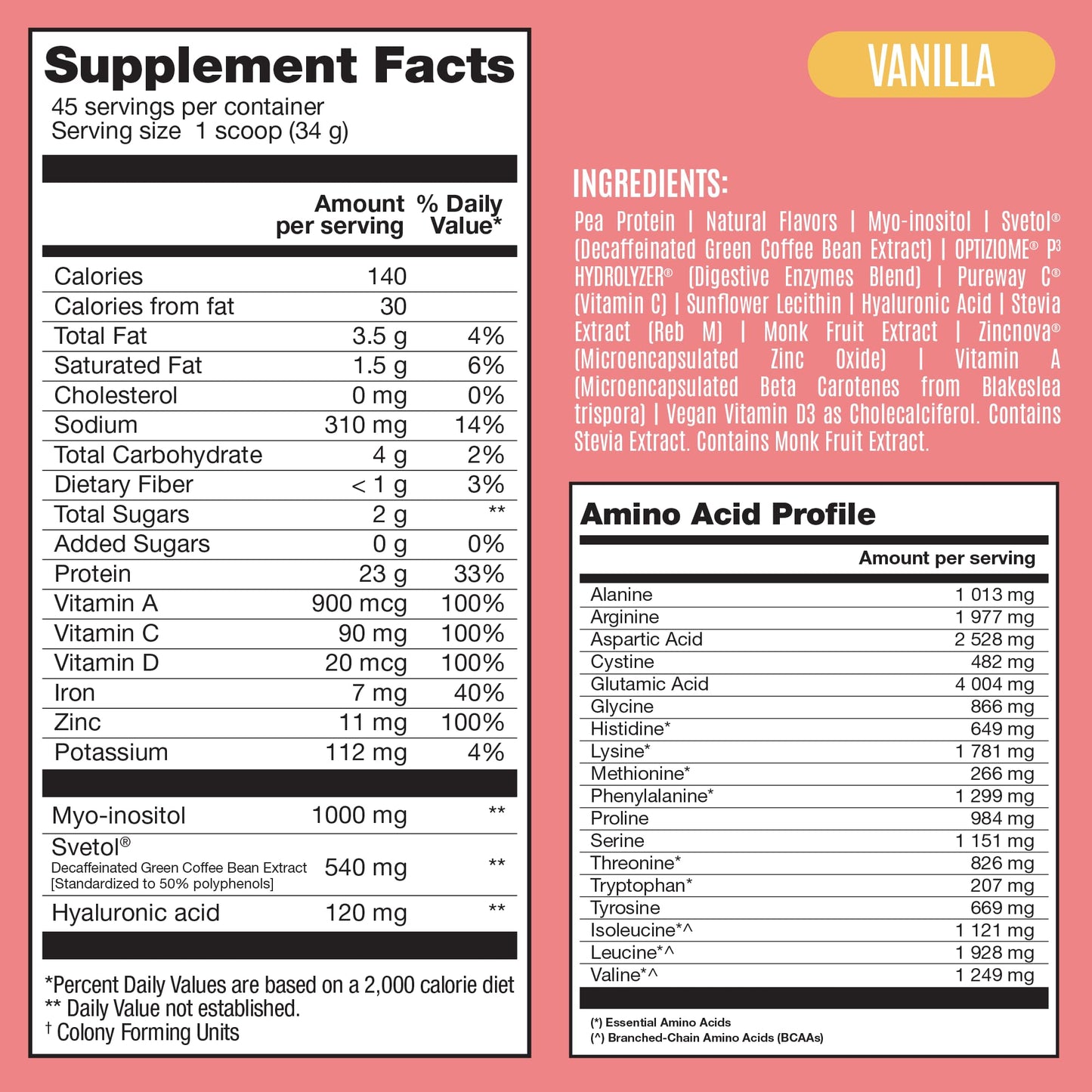 BIRDMAN Fitmingo Vegan Protein Powder with Inositol, Collagen Boosters, Hyaluronic Acid and Vitamins | Low Carb, Dairy Free, Low Calorie | 23g Plant Based Blueberry Protein Powder with Myo-Inositol - Medaid International