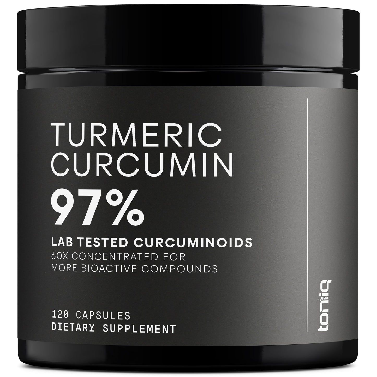 Turmeric Curcumin - Ultra High Potency 60:1 Extract with 97% Curcuminoids - 1200mg Per Serving - Black Pepper & MCT Oil for Enhanced Absorption - Third-Party Lab Tested - 120 Capsules - Medaid International