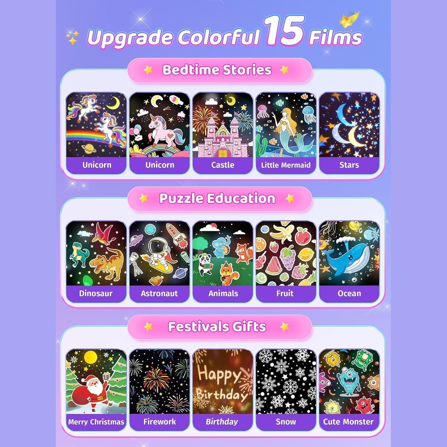 Star LED Projector Night Light - Medaid International