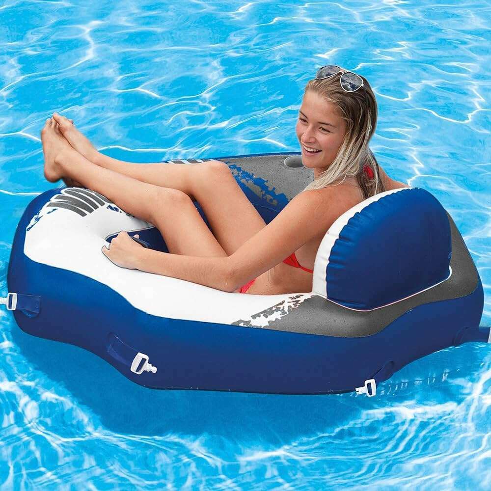 River Run‚Ñ¢ Connect Inflatable Floating Lake Lounge - Medaid International