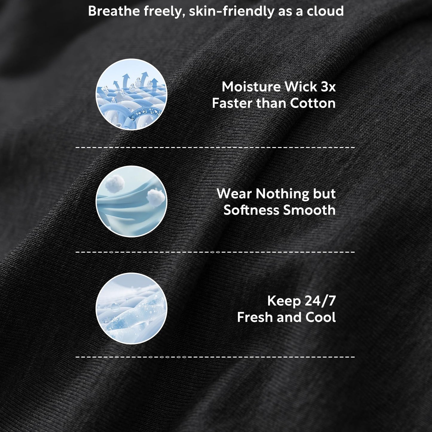 DAVID ARCHY Mens Underwear Boxer Briefs Bamboo Rayon Soft Breathable Moisture-Wicking Seamless Underwear for Men 4 Packs with Fly(XL,Black) - Medaid International