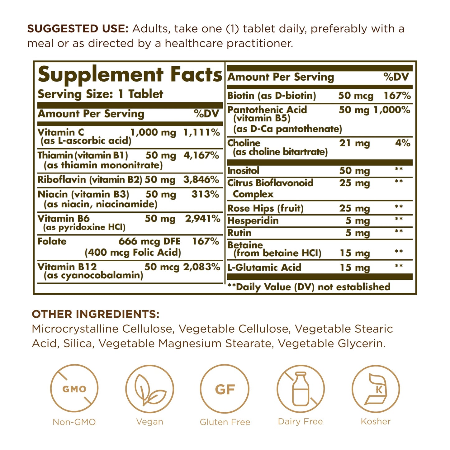 Ultimate B+C Complex Stress Formula 90 Tablets - Medaid International