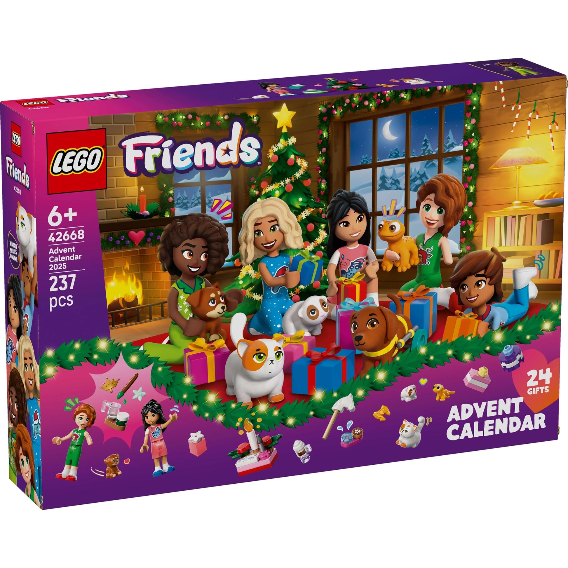 Lego 42668 Friends Advent Calendar 2025 Toy Birthday Present Blocks Educational Girls Boys Children 6 7 8 9 Years Old Vehicles Cars Disney Merchandise Christmas - Medaid International