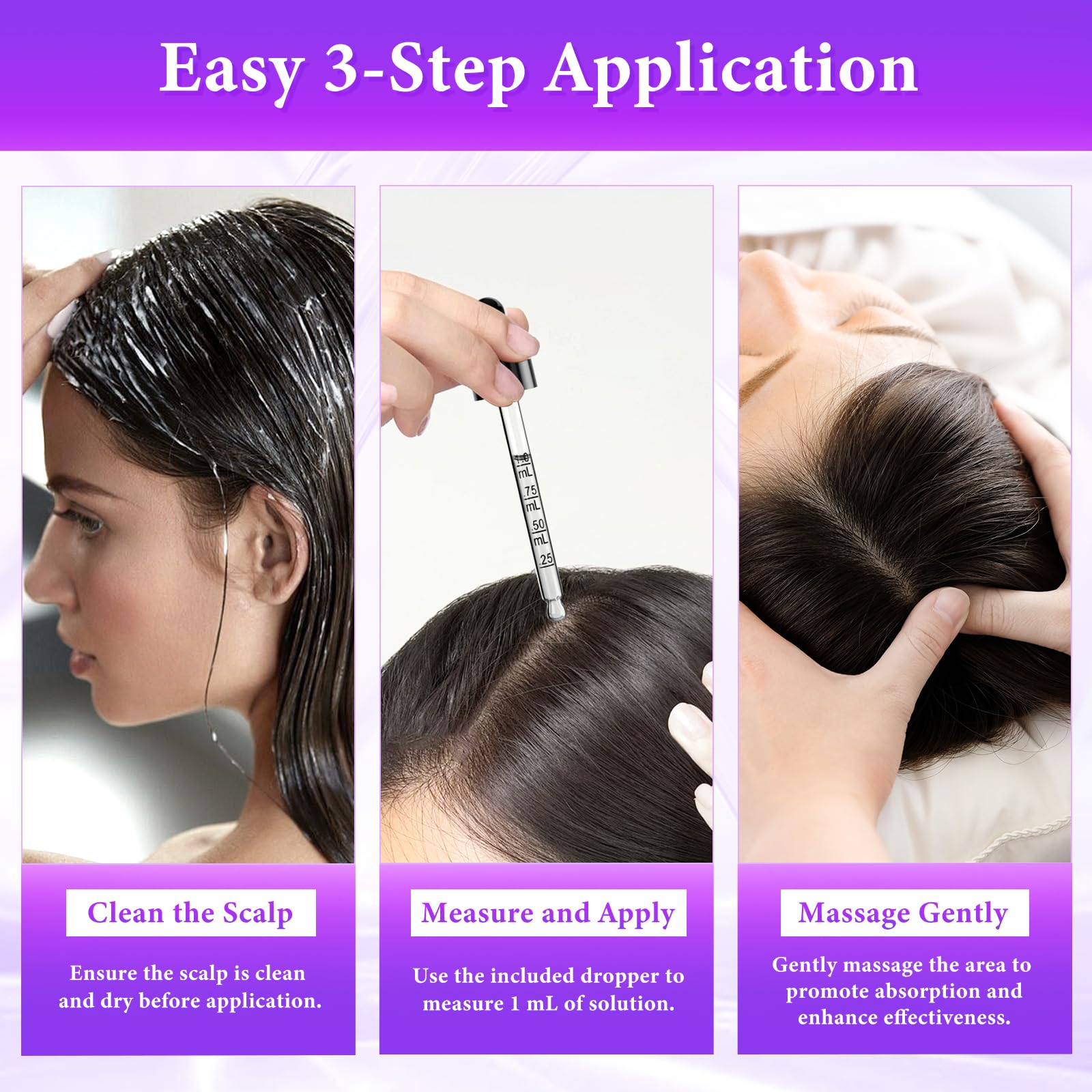 5% Minoxidil for Men and Women Hair Growth Oil, Biotin Hair Serum, 2.03 fl oz - Medaid International