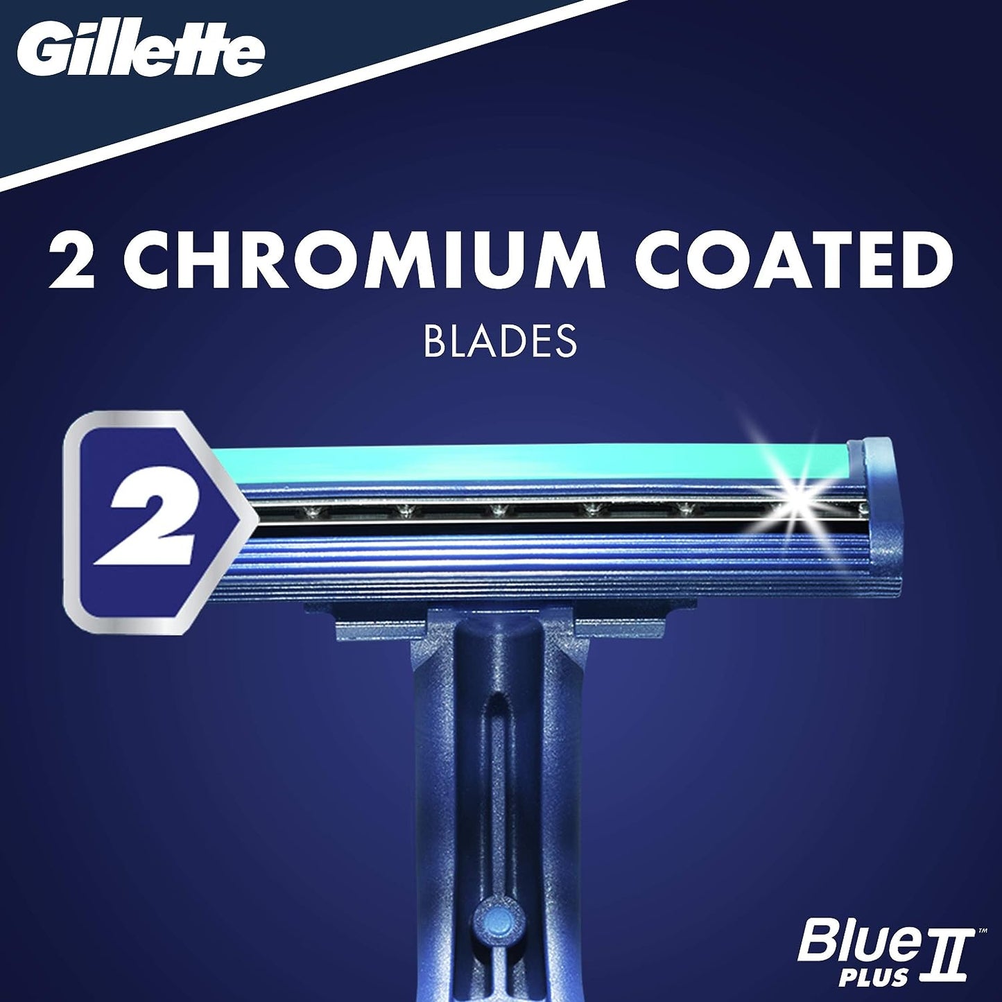 Gillette blue 2 plus (15 + 5) razors - Medaid - Lebanon