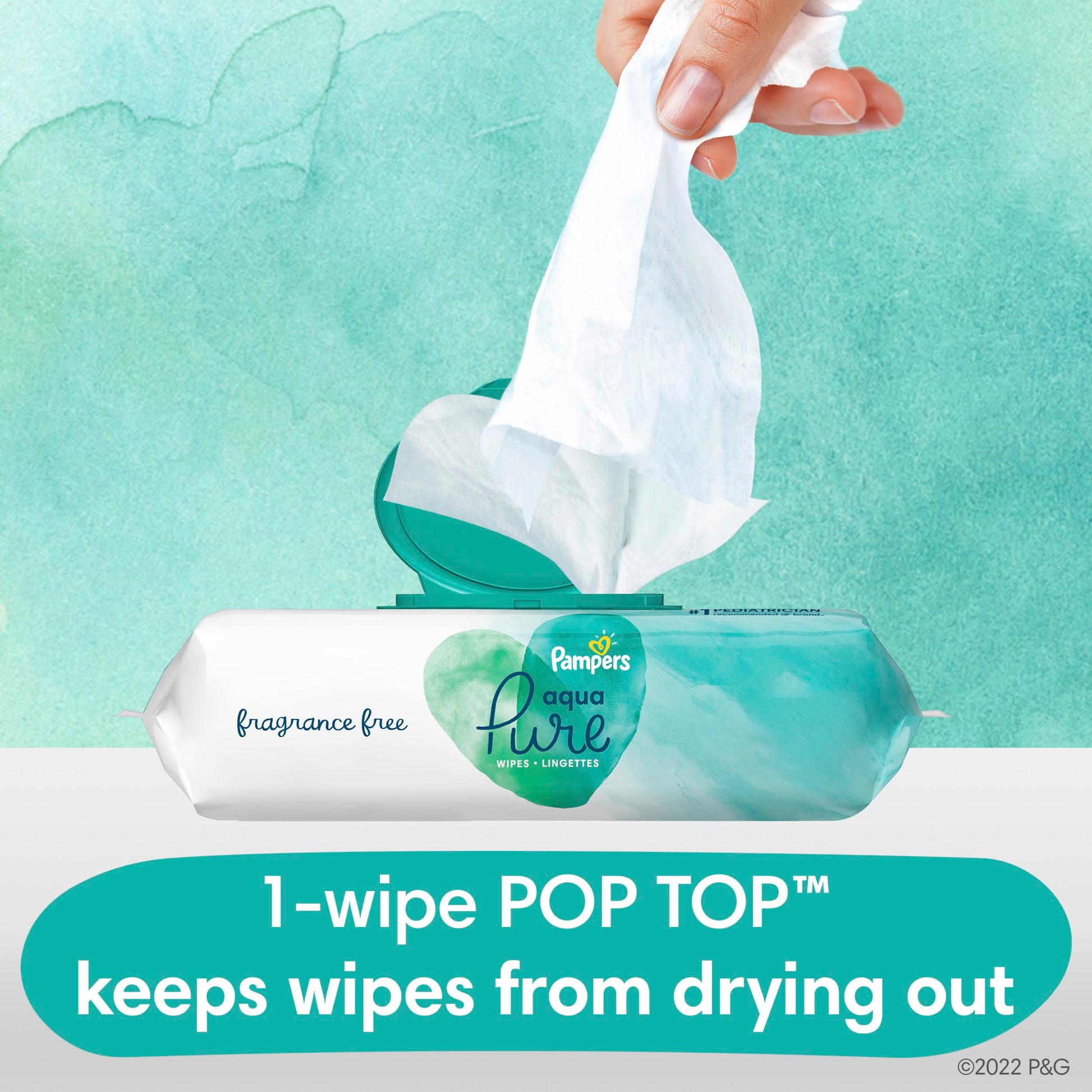 Pampers Water Wipes Value Pack - 14 x 48 wipes - Medaid - Lebanon