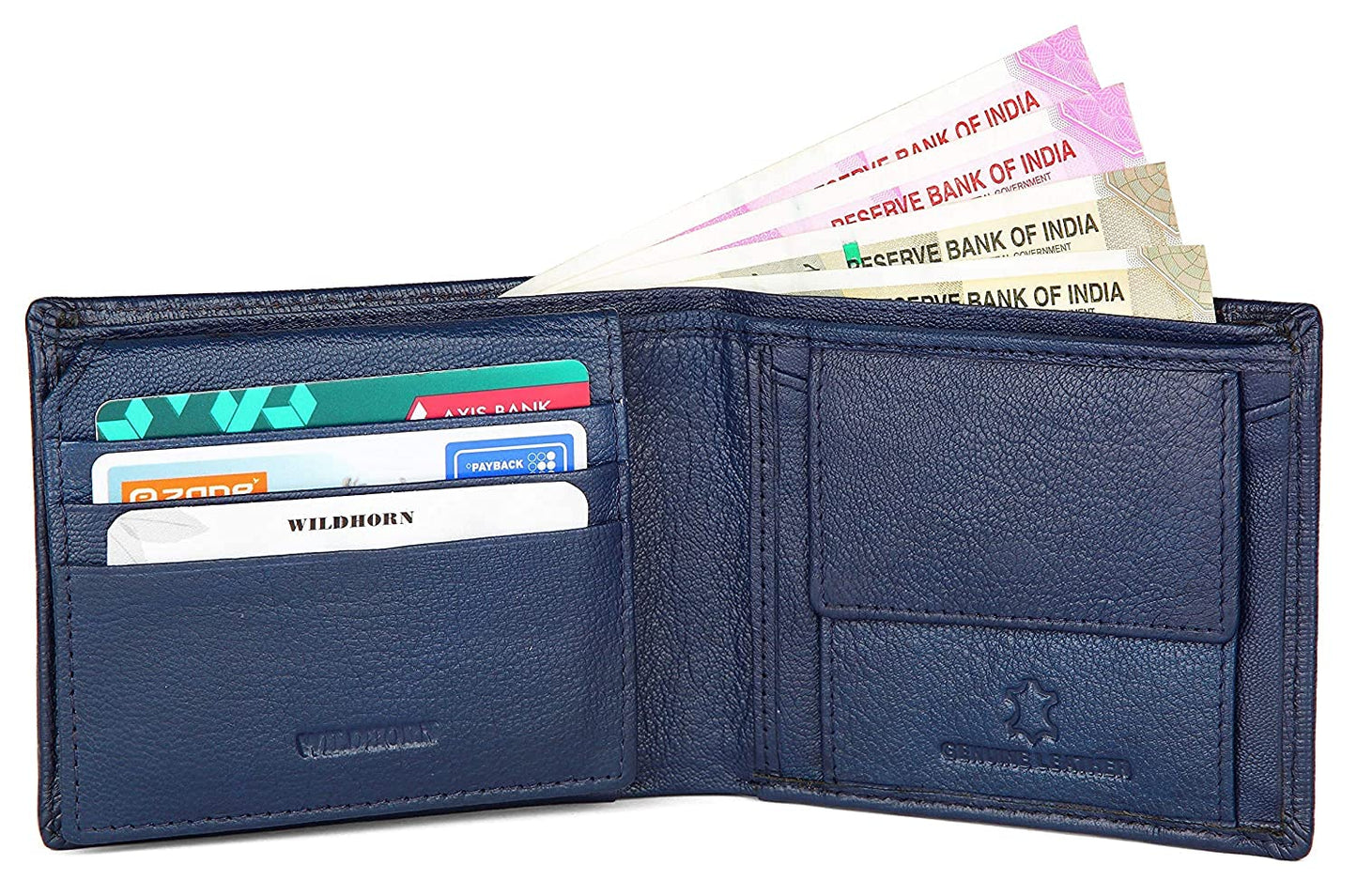 WildHorn Men’s Blue wallet Combo - Medaid International